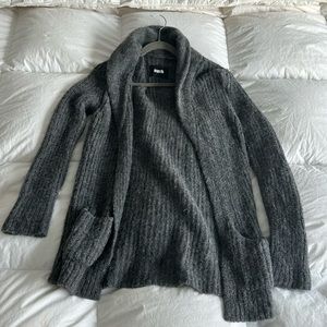 Reformation long alpaca cardigan XS
